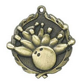 Medal, "Bowling" - 1-3/4" Wreath Edge